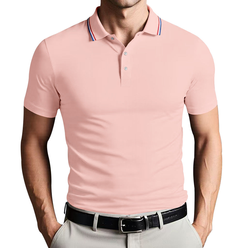 Unisex Slim Fit Bomull Polo Skjorta