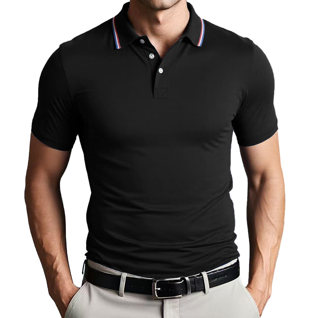 Unisex Slim Fit Bomull Polo Skjorta
