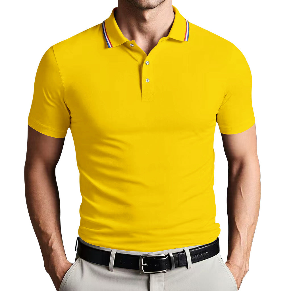 Unisex Slim Fit Bomull Polo Skjorta