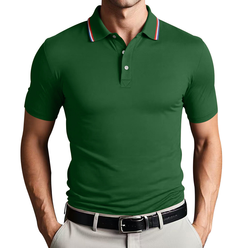 Unisex Slim Fit Bomull Polo Skjorta