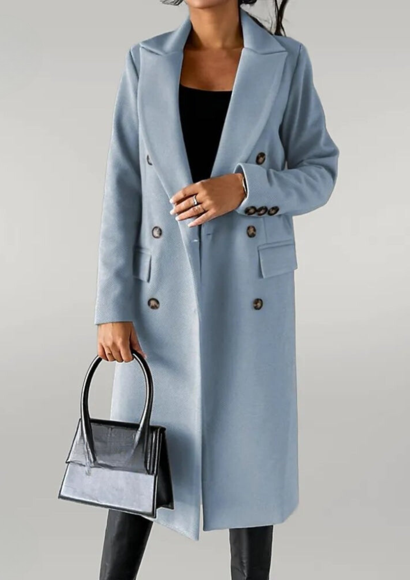 Variant image for Dam Kappa i Lyxigt Material för Elegant Stil-7