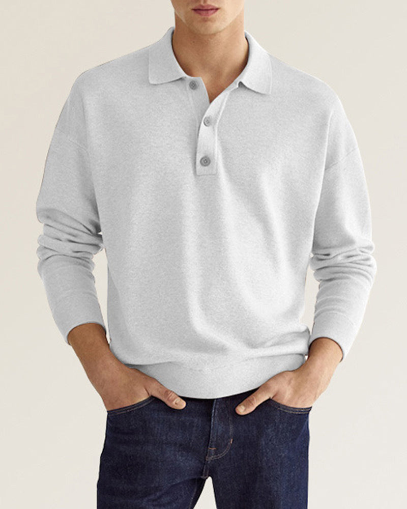 Viktor | Stickad Polotröja
