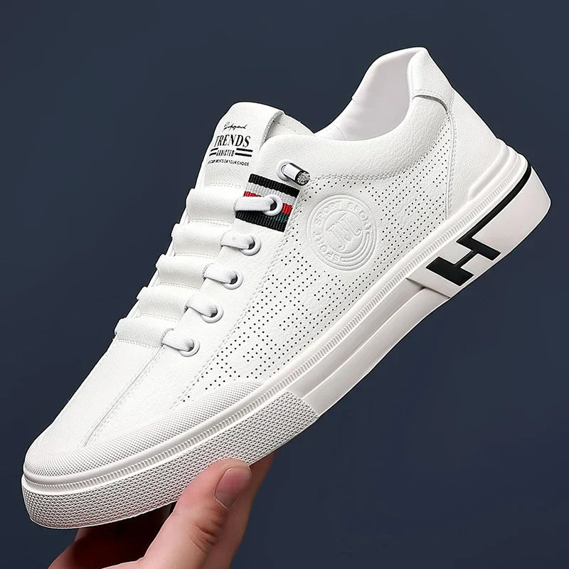 Herrskor Läder Casual Med Innovativ Dämpningsteknik-3