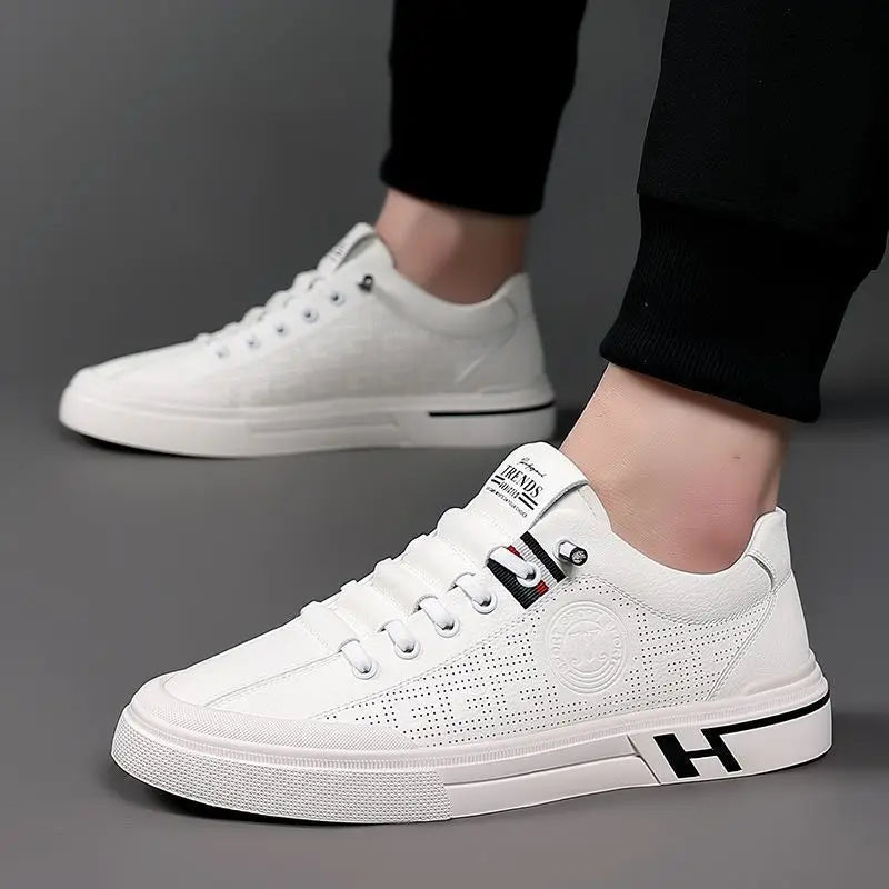 Herrskor Läder Casual Med Innovativ Dämpningsteknik-6