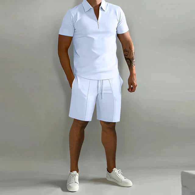 Variant image for Herr Bomull Polo och Kort Sommaruppsättning-19