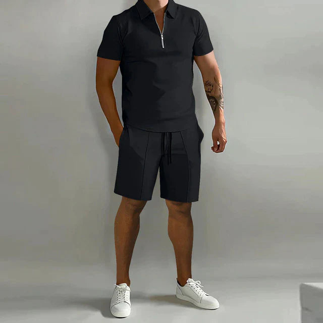 Variant image for Herr Bomull Polo och Kort Sommaruppsättning-2