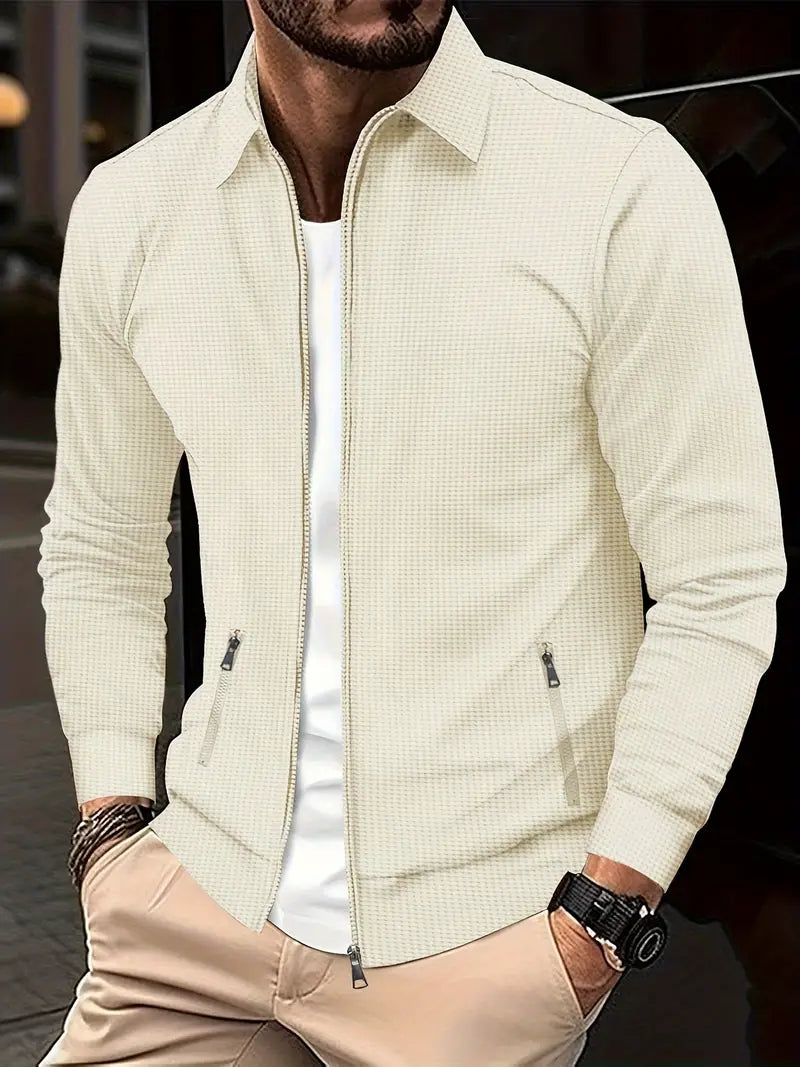 Herr Overshirt med Rits – Stilig Ytterjacka