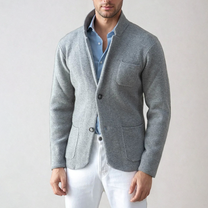 James | Stilren ullblazer med ficka