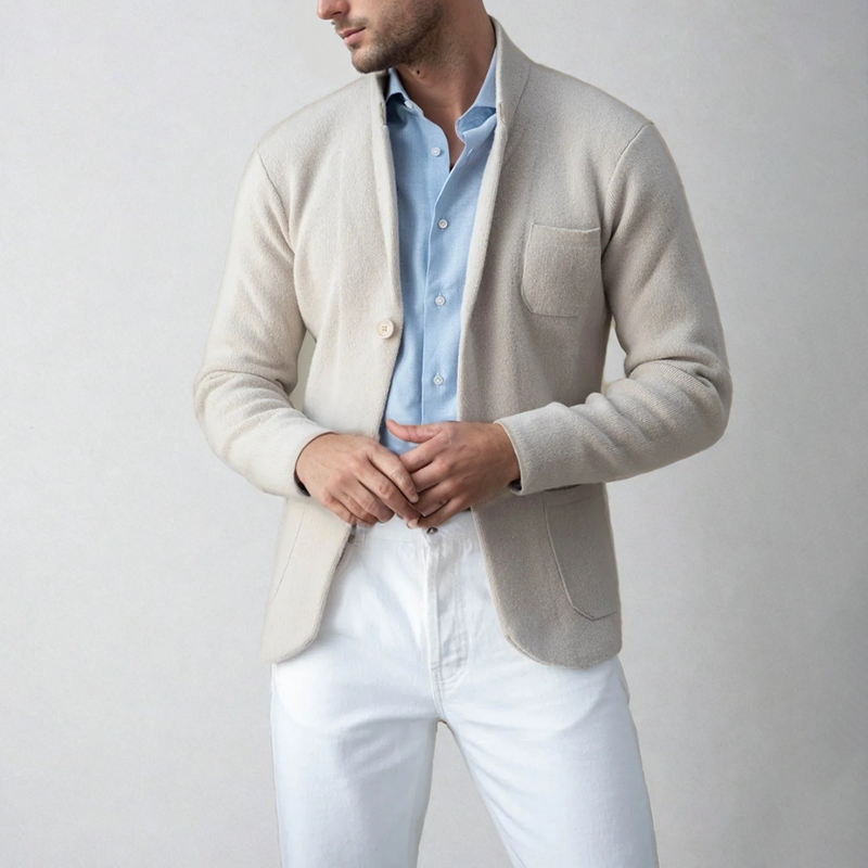 James | Stilren ullblazer med ficka