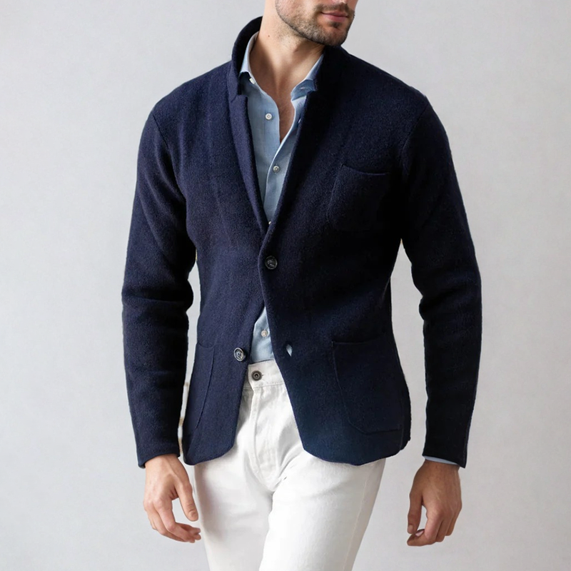 James | Stilren ullblazer med ficka