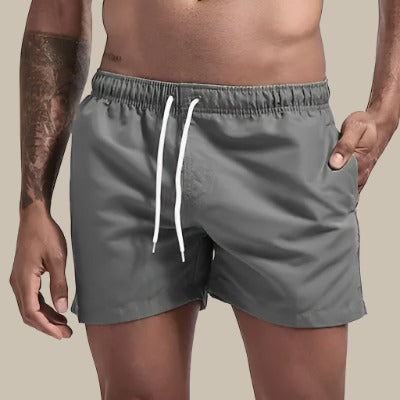 Herr Snabbtorkande Badshorts med Justerbar Midja-2