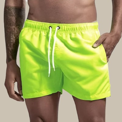 Herr Snabbtorkande Badshorts med Justerbar Midja-1