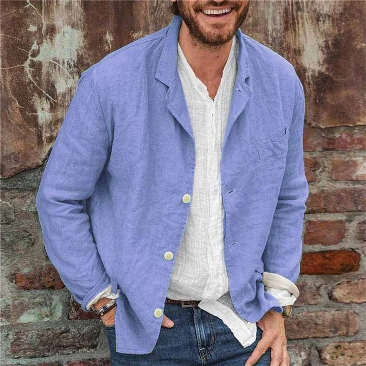 Variant image for Mäns Linne Blazer Casual-25
